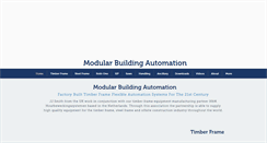 Desktop Screenshot of modularbuildingautomation.eu